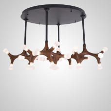 Потолочная люстра SANTANA CH D130 Dark brown