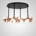 Потолочная люстра SANTANA CH D110 Dark brown
