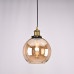 Подвесной светильник Loft Clear Glass Sphere Cloche Дымчатый