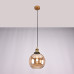 Подвесной светильник Loft Clear Glass Sphere Cloche Дымчатый