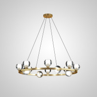 Подвесная люстра ILIANA CH D80 Brass