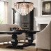 Люстра RH 1920s Odeon Clear Glass Fringe Chandelier D80