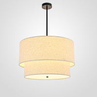 Люстра RH TWO-TIER ROUND Shade Linen