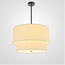 Люстра RH TWO-TIER ROUND Shade Linen