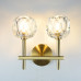 Бра Boule de Cristal Double Sconce Brass