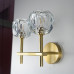 Бра Boule de Cristal Double Sconce Brass