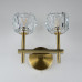 Бра Boule de Cristal Double Sconce Brass