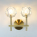 Бра Boule de Cristal Double Sconce Brass