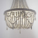 Люстра RH Anselme White Wood Large Chandelier