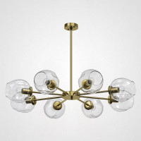 Люстра на штанге MARINE B 8 Gold/Transparent