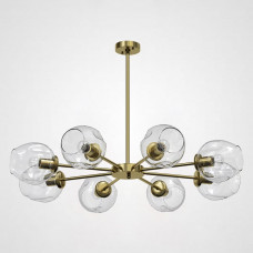 Люстра на штанге MARINE B 8 Gold/Transparent