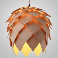 Подвесной светильник Crimea Pine Cone natural wood D20