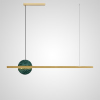 Подвесной светильник ORLAUG L120 Brass Green