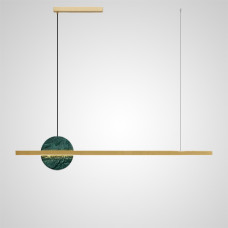 Подвесной светильник ORLAUG L120 Brass Green
