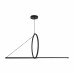 Подвесной светильник SUSPENSION CERCLE ET TRAIT – GRAPHITE SATINE L120