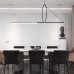 Подвесной светильник SUSPENSION CERCLE ET TRAIT – GRAPHITE SATINE L170