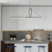 Подвесной светильник SUSPENSION CERCLE ET TRAIT – GRAPHITE SATINE L170