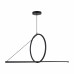 Подвесной светильник SUSPENSION CERCLE ET TRAIT – GRAPHITE SATINE L120