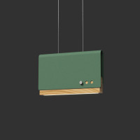 Светодиодный подвесной светильник BOOK 2 H15*25 Green