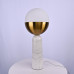 Настольная лампа Marble Globe White 