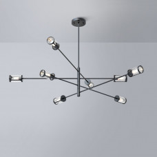 Дизайнерская люстра SKELBY H32 Black/Transparent