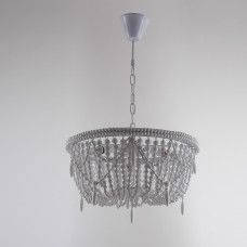Люстра RH Anselme White Wood Weathered Chandelier