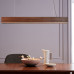 Подвесной реечный светильник RISTON Light brown