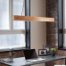 Подвесной реечный светильник RISTON Light brown