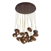 Дизайнерская люстра CAPSULES D60 Dark wood