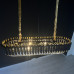 Люстра Empire Black Rectangular Chandelier Crystal