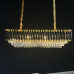 Люстра Empire Black Rectangular Chandelier Crystal