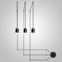 Подвесной светильник Via Wireflow polyhedral 0363 FreeForm Suspension lamp