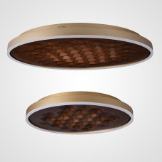 Потолочный светильник HONEY D60 Gold/Dark wood