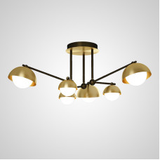 Потолочная люстра FABIANA L6 Brass Black