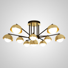 Потолочная люстра FABIANA L10 Brass Black