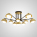 Потолочная люстра FABIANA L6 Brass Black