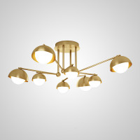 Потолочная люстра FABIANA L8 Brass