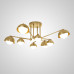Потолочная люстра FABIANA L10 Brass Black