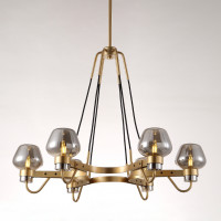 Люстра MONTALEMBERT by Studios 8 lamps Gold/Smoky