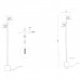 Торшер MATISSE FL 3 White