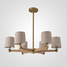 Люстра Jorgenson D85 Beige/Light wood