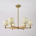Люстра Jorgenson D85 Beige/Light wood