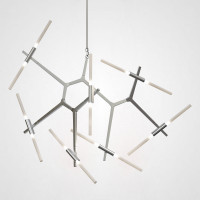 Люстра Агнес Chandelier Summer 14 Silver