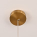 Люстра RH Utilitaire Disk Triple Pendant Brass