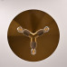 Люстра RH Utilitaire Disk Triple Pendant Brass