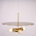 Люстра RH Utilitaire Disk Triple Pendant Brass
