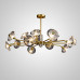 Потолочная люстра JANICA L12 Brass Black