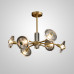 Потолочная люстра JANICA L12 Brass Black