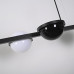 Реечный подвесной светильник PALMA Wall lamp 3 шара + 1 вазон горизонтальная