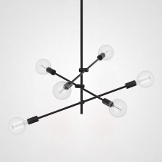 Люстра LF Studio Cliff Pendant 6 Black